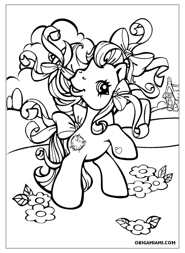 desenho My Little Pony para colorir