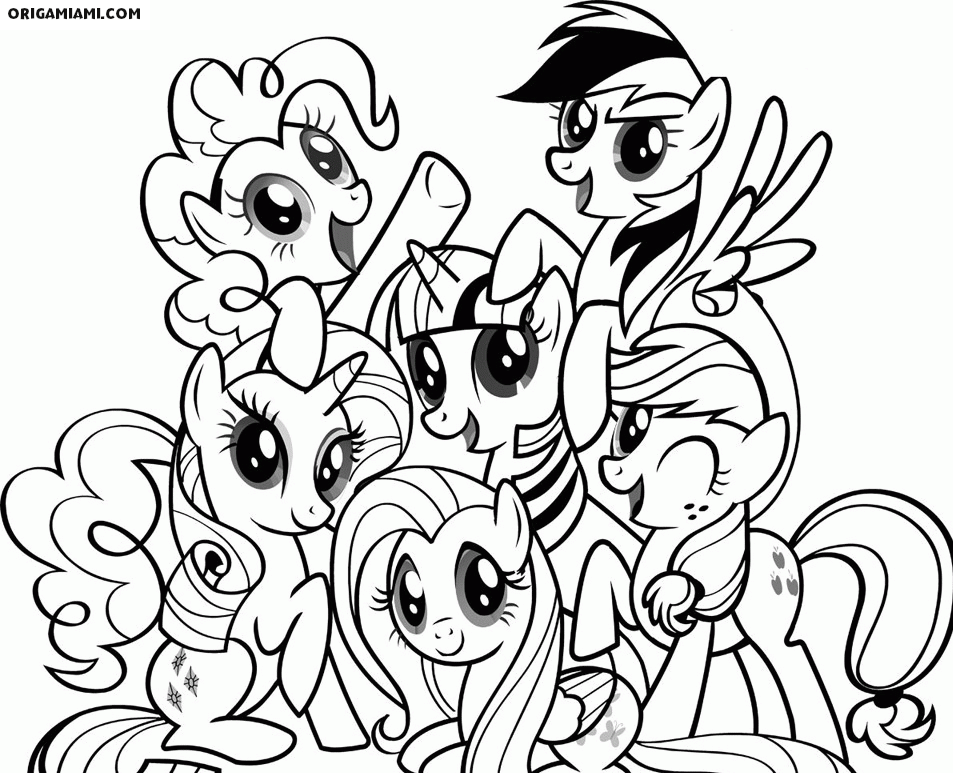 my little pony para colorir 132 –  – Desenhos para Colorir