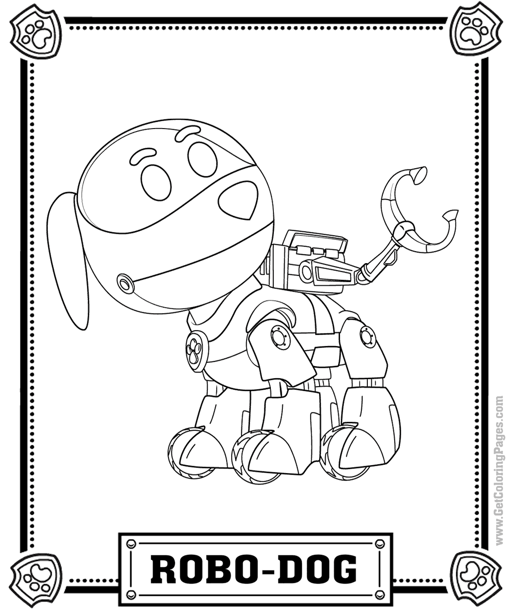 Kit 100 Desenhos Para Colorir E Pintar Patrulha Canina Paw Patrol - Folha  A4 Inteira! 1 Por Folha! - #0094