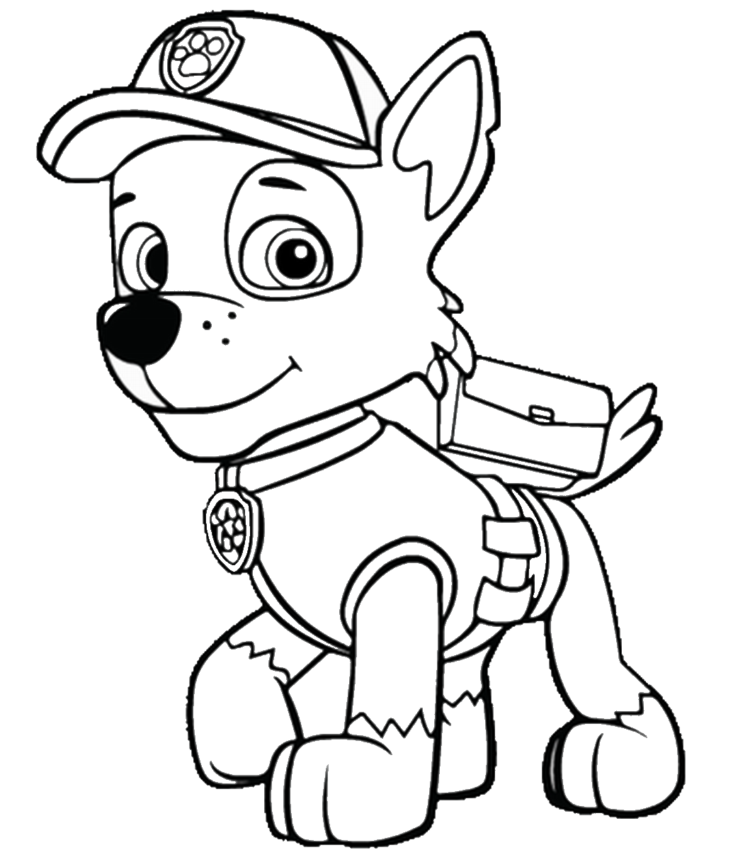 Desenhos para colorir da Patrulha Canina para descarregar - PAW