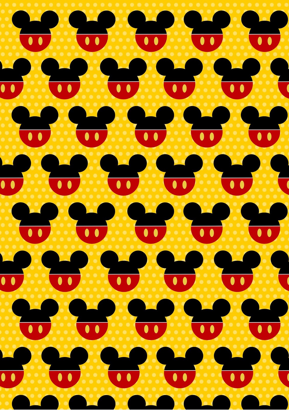 estampa mickey mouse