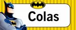 Etiqueta Escolar para Imprimir Batman