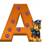 alfabeto patrulha canina