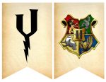 Bandeirola Harry Potter