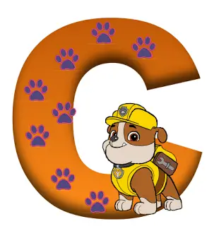 alfabeto patrulha canina