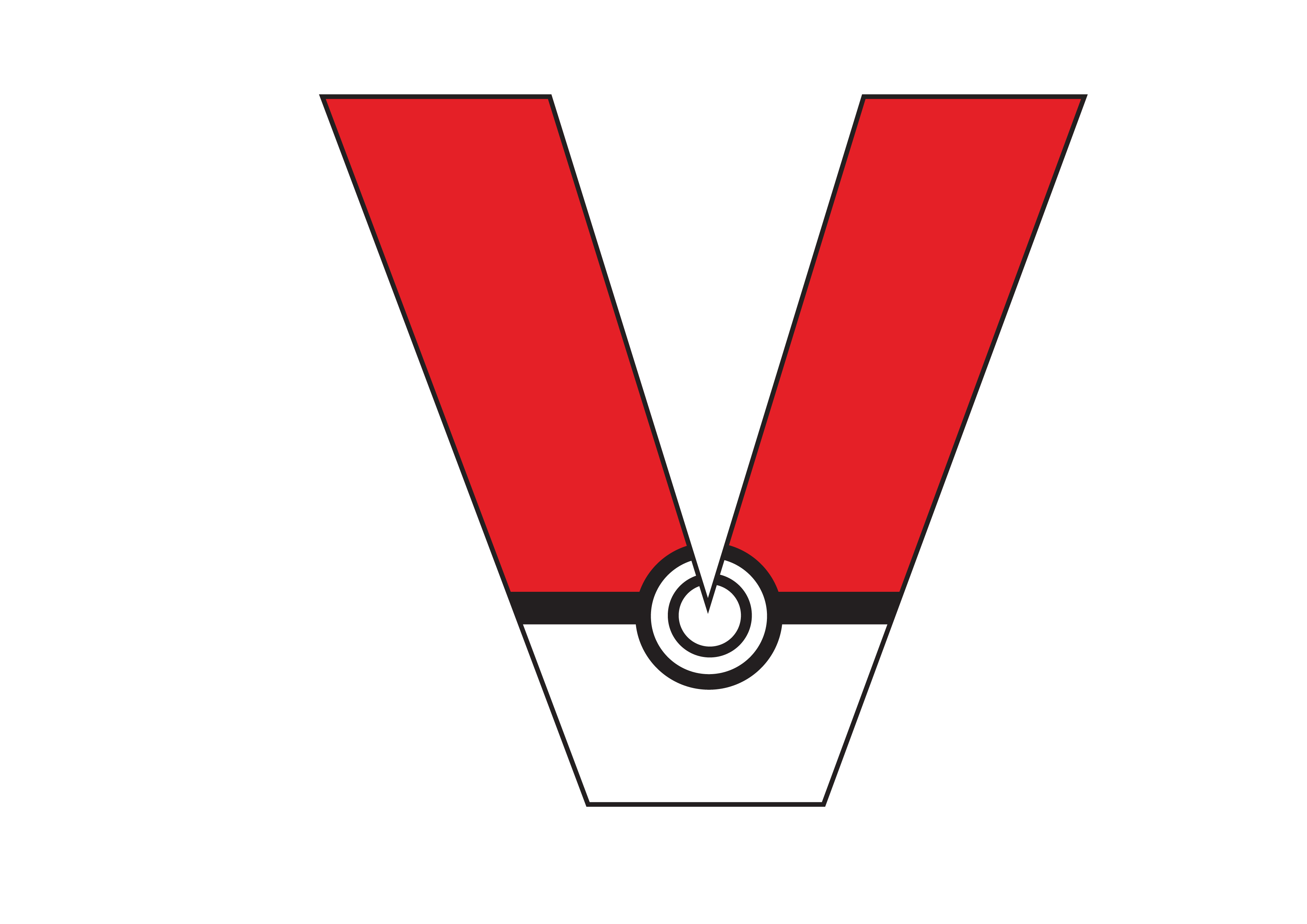 letra V Pokemon