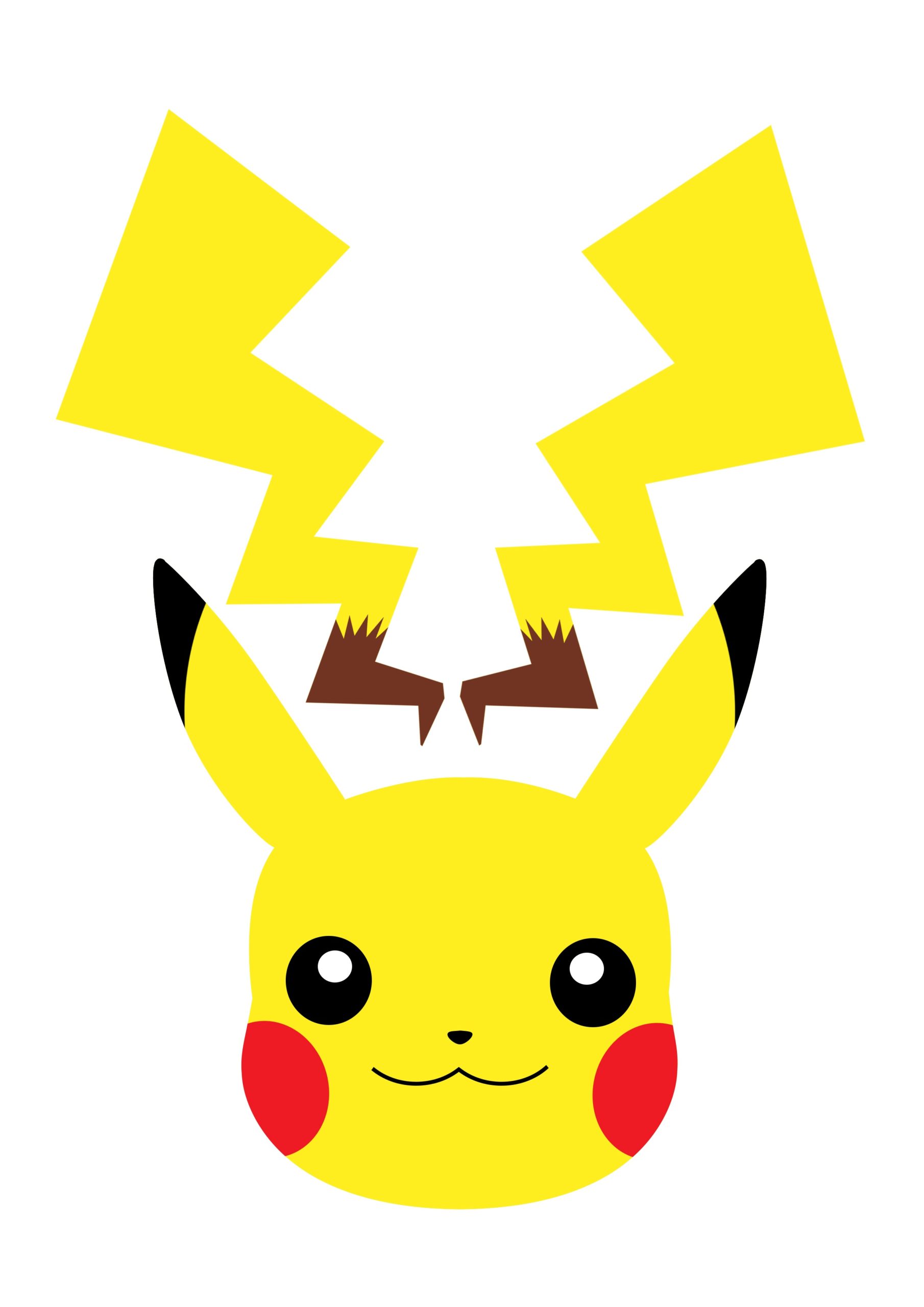 caixinha pikachu cabeça - OrigamiAmi