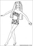 70 Desenhos da Barbie para colorir