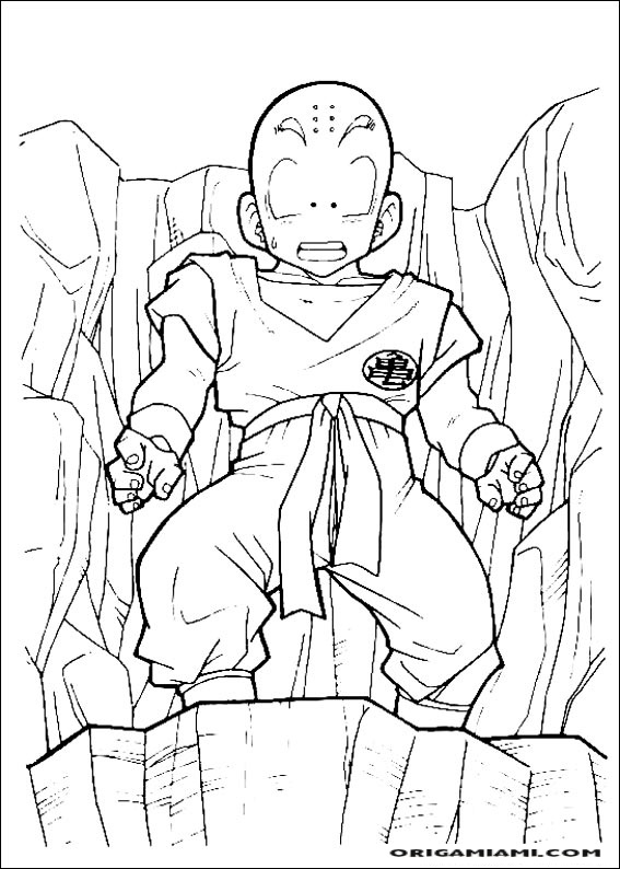 desenho para colorir dragon-ball-42 - OrigamiAmi