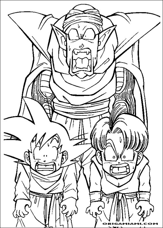 70 Desenhos de Dragon Ball para colorir - OrigamiAmi - Arte para toda a  festa