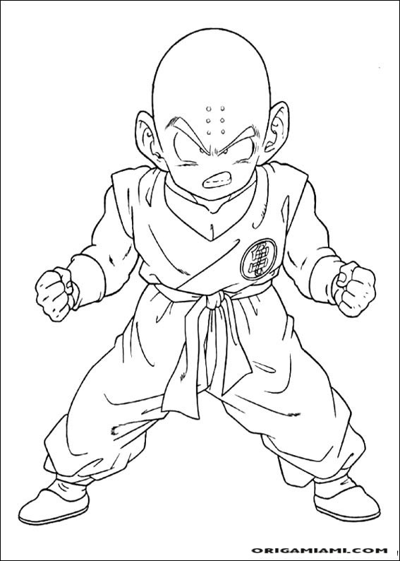 desenho para colorir dragon_ball_z_10 - OrigamiAmi