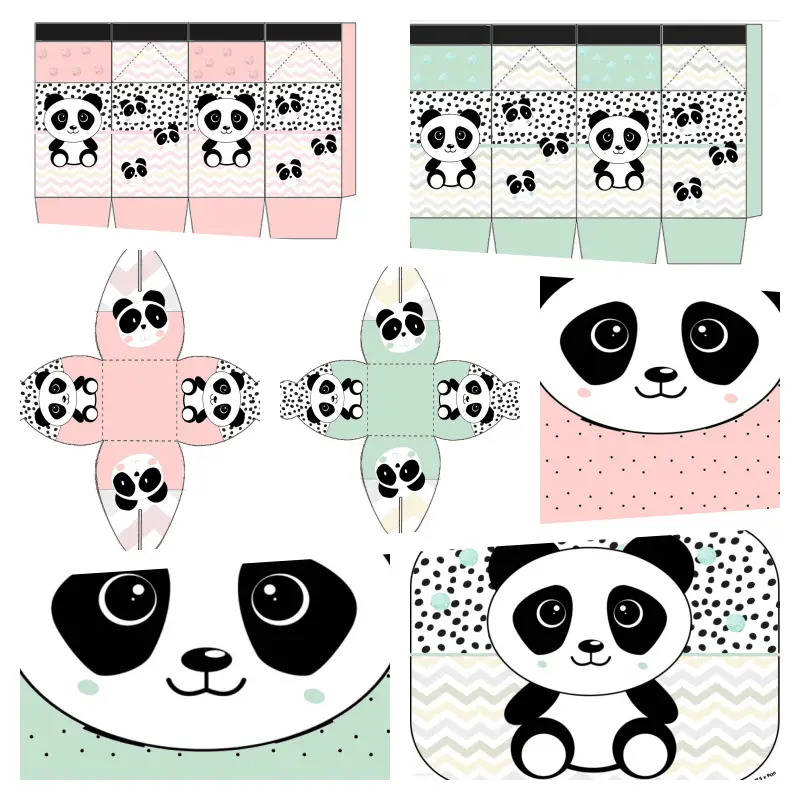 Kit Festa Panda para imprimir