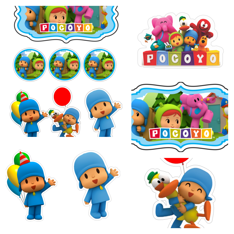 desenho para colorir pocoyo-07 - OrigamiAmi