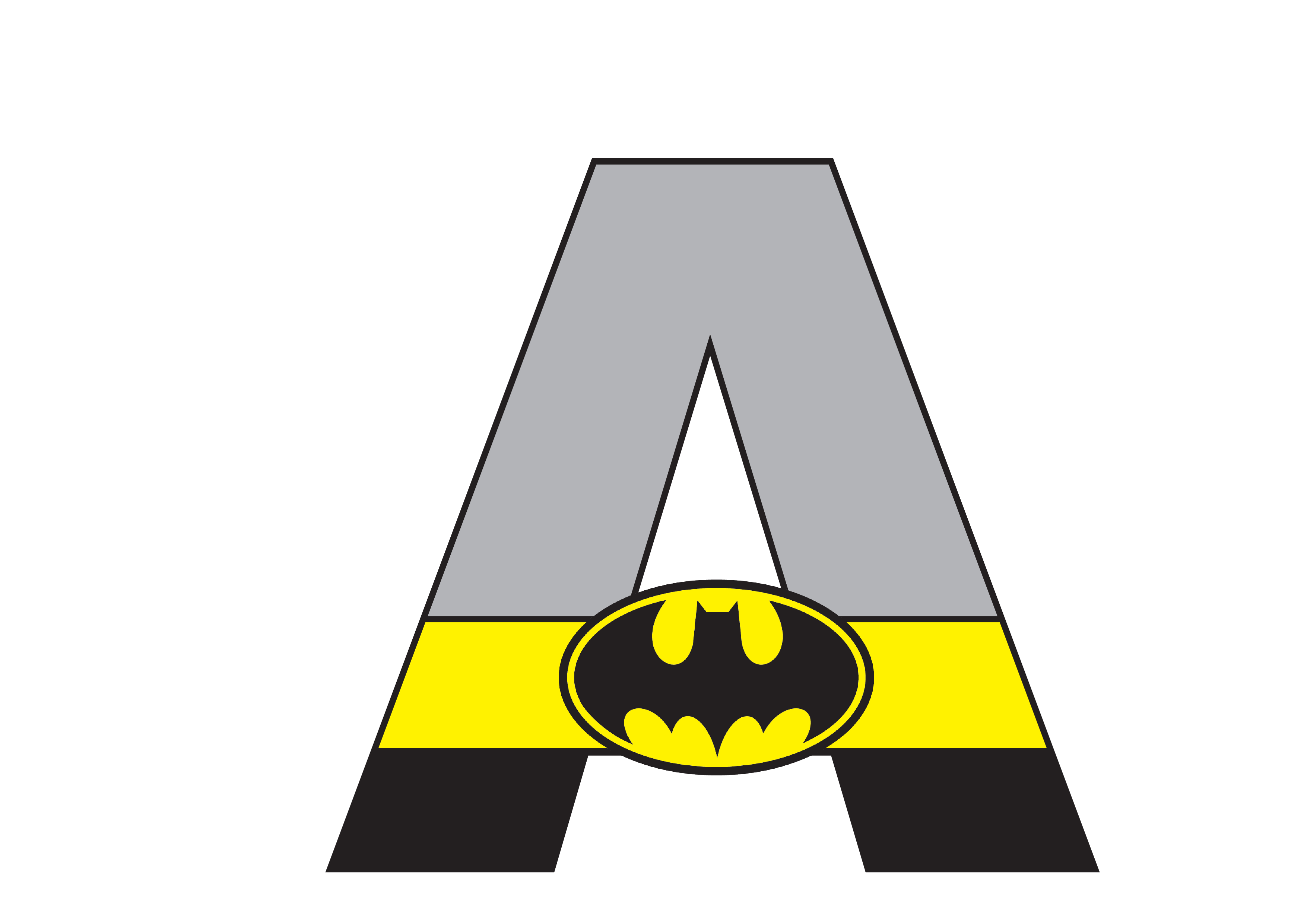 alfabeto batman (2) - OrigamiAmi