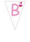 alfabeto personalizado peppa pig rosa maiusculo