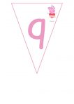 alfabeto personalizado peppa pig rosa maiusculo