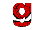 alfabeto spiderman lowercase