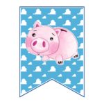 bandeirola Piggy toy story