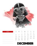 calendario mensal 2021 star wars dezembro