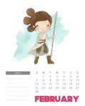 calendario mensal 2021 star wars fevereiro
