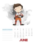 calendario mensal 2021 star wars junho