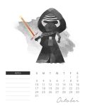 calendario mensal 2021 star wars outubro