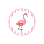 centro de mesa flamingo