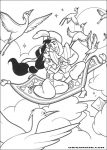 45 Desenhos de Aladdin para colorir