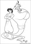 45 Desenhos de Aladdin para colorir