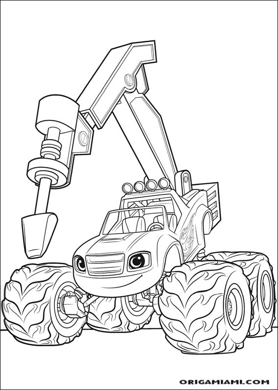 Desenhos para colorir de Monster Truck