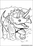 triceratops para colorir