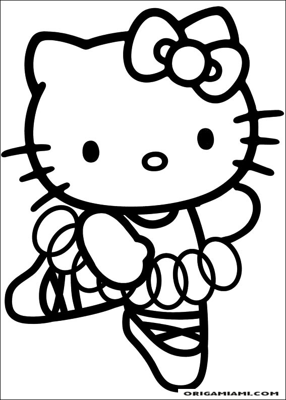 40 Desenhos da Hello Kitty para Colorir e Imprimir - Online Cursos