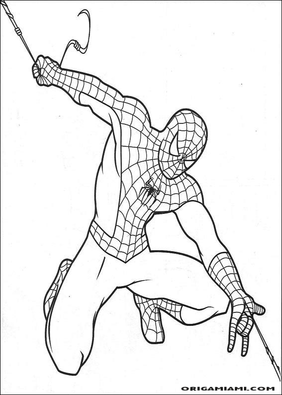 55 Desenhos do Homem Aranha para colorir - OrigamiAmi - Arte para