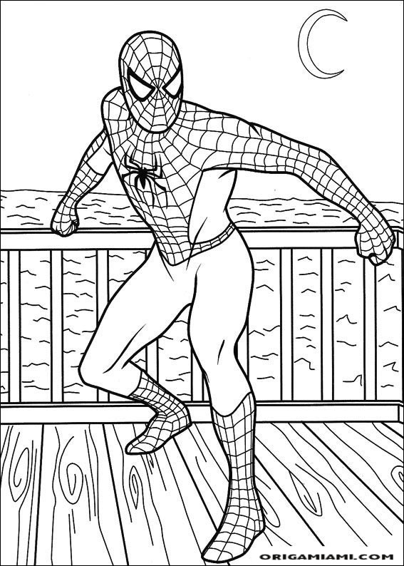 55 Desenhos do Homem Aranha para colorir - OrigamiAmi - Arte para