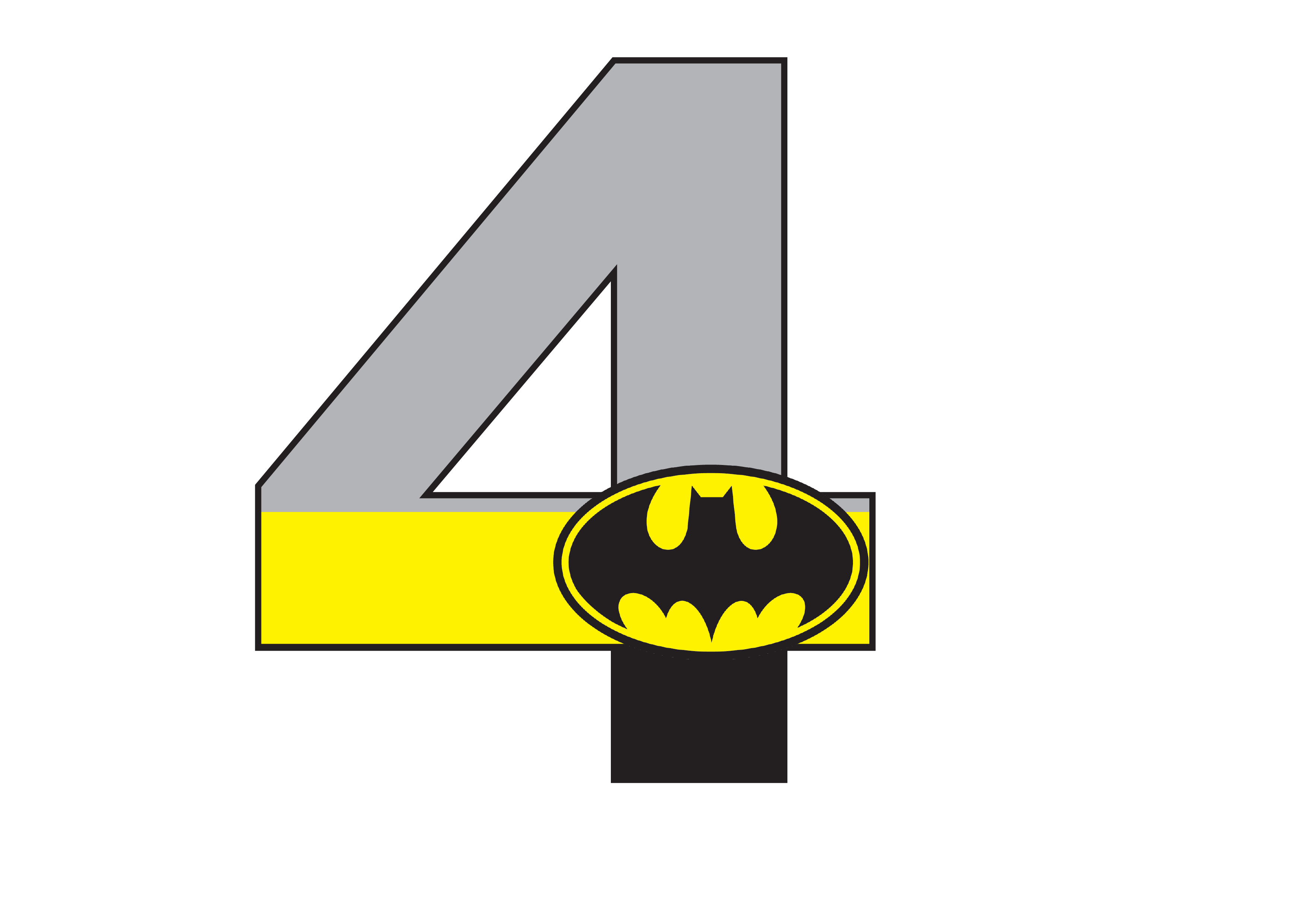 numeros batman (5) - OrigamiAmi