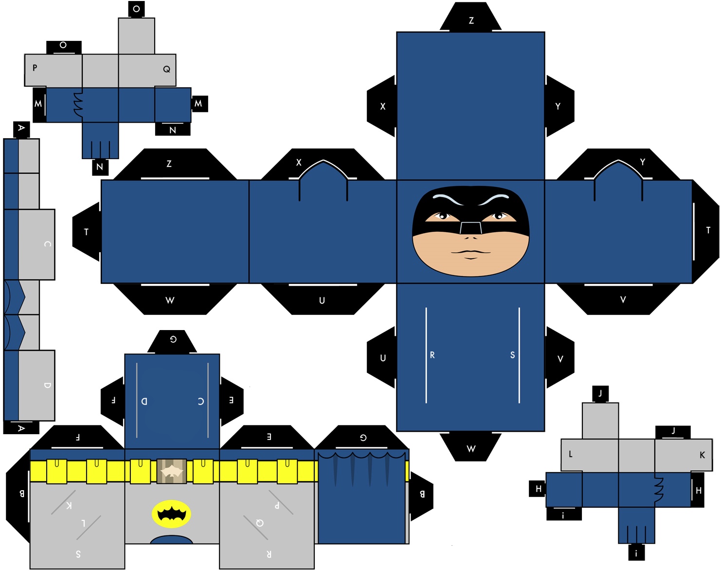 Papercraft Batman Para Imprimir E Montar Origamiami Arte Para Toda | My ...