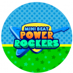 etiqueta mini beat power rockers