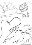 desenho para colorir o bom dinossauro