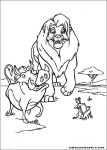 desenho para colorir rei leão