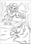 desenho para colorir rei leão