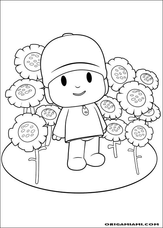 desenho para colorir pocoyo-45 - OrigamiAmi