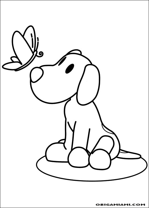 Desenho do Pocoyo para colorir