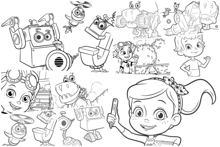 desenhos para colorir rusty rivets