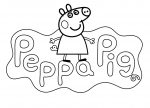 peppa pig para colorir