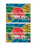 etiqueta sacolinha lego marvel super heróis