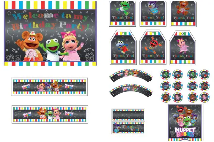 kit festa muppet babies para imprimir