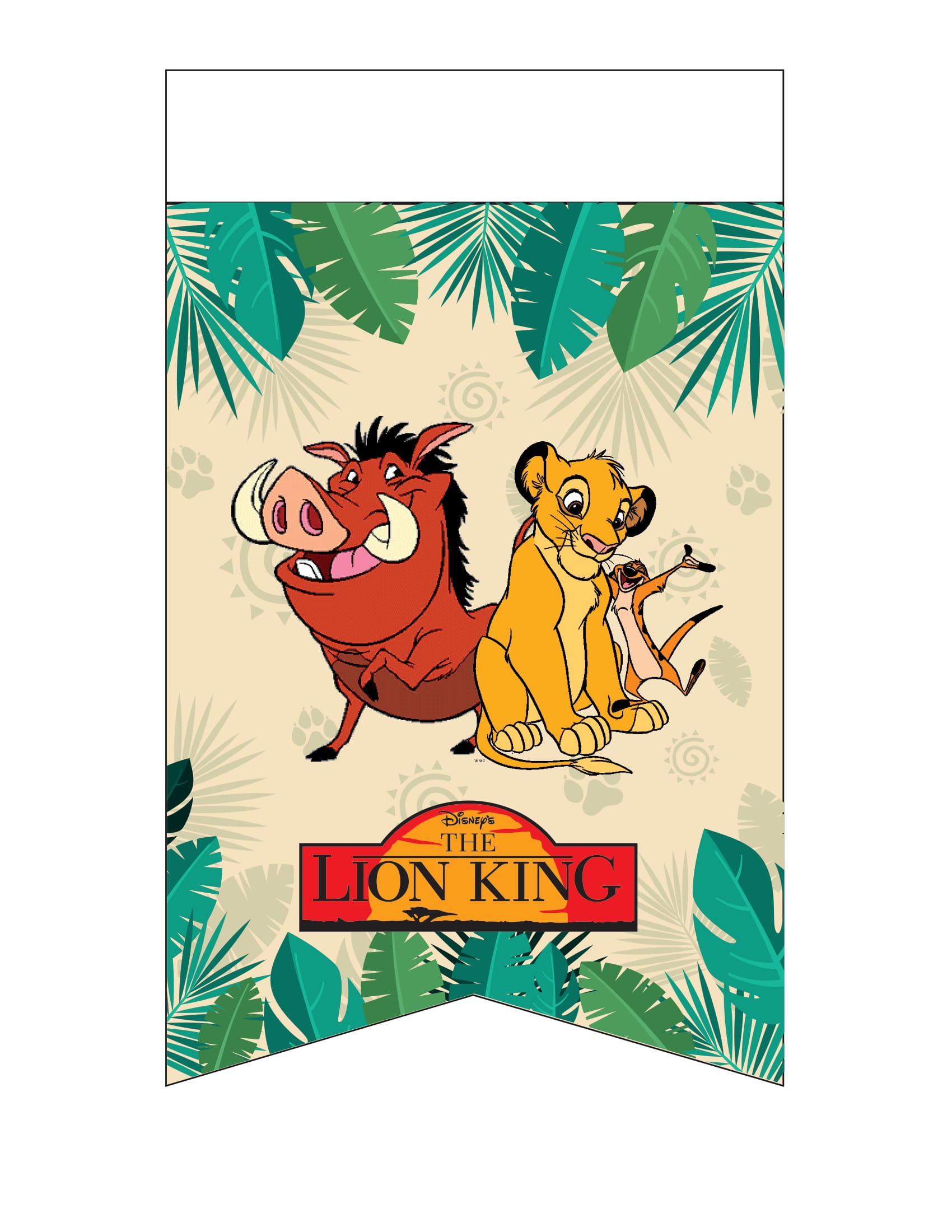 banner rei leão