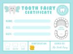 certificado fada do dente