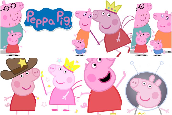 Arquivo Digital Topo de Bolo Pepa Pig para Imprimir