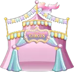 elementos para decoracao circo rosa 1